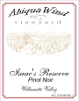 Abiqua Wind Vineyard Isaacs Reserve Old Vine Pinot Noir 2008 Front Label