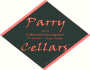 Parry Cellars Cabernet Sauvignon 2005 Front Label