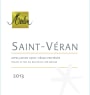 Domaine Olivier Merlin Saint-Veran 2013 Front Label
