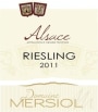 Domaine Mersiol Riesling 2011 Front Label