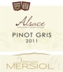Domaine Mersiol Pinot Gris 2011 Front Label