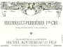 Michel Bouzereau Meursault-Perrieres Premier CRU 2010 Front Label