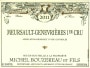 Michel Bouzereau Meursault Les Genevrieres Premier Cru 2011 Front Label
