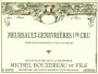 Michel Bouzereau Meursault Les Genevrieres Premier Cru 2014 Front Label