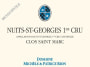Patrice Rion Nuits-St-Georges Clos Saint-Marc Premier Cru 2009 Front Label