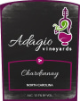 Adagio Vineyards Chardonnay 2015 Front Label