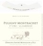 Domaine Moingeon Andre et Fils Puligny-Montrachet La Garenne Premier CRu 2011 Front Label