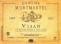 Domaine Montmartel Cotes du Rhone Villages Visan 2005 Front Label