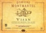 Domaine Montmartel Cotes du Rhone Villages Visan 2007 Front Label