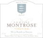 Domaine Montrose Viognier 2014 Front Label
