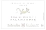 Domaine Montrose Salamandre 2013 Front Label