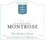 Domaine Montrose Rouge 2012 Front Label