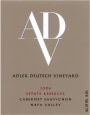 Adler Deutsch Vineyard Estate Reserve Cabernet Sauvignon 2008 Front Label