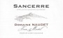 Domaine Naudet Sancerre Blanc 2015 Front Label