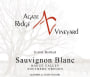 Agate Ridge Vineyard Sauvignon Blanc 2011 Front Label