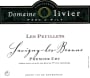 Domaine Olivier Savigny-les-Beaune Les Peuillets Premier Cru 2011 Front Label