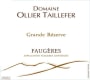 Domaine Ollier Taillefer Grande Reserve 2012 Front Label