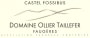 Domaine Ollier Taillefer Faugeres Castel Fossibus 2011 Front Label