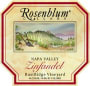 Rosenblum Cellars RustRidge Zinfandel 1997 Front Label