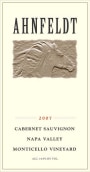 Ahnfeldt Wines Monticello Vineyard Cabernet Sauvignon 2007 Front Label