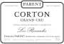 Domaine Parent-Bourgogne Corton Les Renardes Grand Cru 2012 Front Label