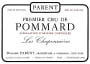 Domaine Parent-Bourgogne Pommard Les Chaponnieres Premier Cru 2010 Front Label