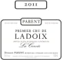 Domaine Parent-Bourgogne Ladoix La Corvee Premier Cru 2011 Front Label