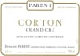 Domaine Parent-Bourgogne Corton Grand Cru Blanc 2014 Front Label