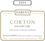 Domaine Parent-Bourgogne Corton Grand Cru Blanc 2011 Front Label
