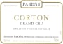 Domaine Parent-Bourgogne Corton Grand Cru Blanc 2012 Front Label