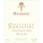 Hatzidakis  Santorini 2016 Front Label
