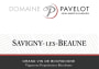 Domaine Pavelot Savigny-les-Beaune 2012 Front Label