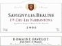 Domaine Pavelot Savigny-Les-Beaune Les Narbantons Premier CRU 2005 Front Label