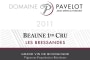 Domaine Pavelot Beaune Les Bressandes Premier Cru 2011 Front Label