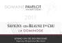 Domaine Pavelot Savigny-les-Beaune La Dominode Premier Cru 2011 Front Label