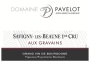 Domaine Pavelot Savigny-les-Beaune Aux Gravains Premier Cru 2013 Front Label
