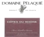 Domaine Pelaquie Cotes du Rhone 2013 Front Label