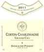 Domaine Poisot Corton-Charlemagne Grand Cru 2011 Front Label