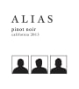 Alias Winery Pinot Noir 2013 Front Label