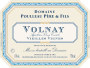Domaine Poulleau Volnay Vieilles Vignes 2007 Front Label