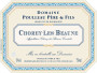 Domaine Poulleau Chorey-les-Beaune 2012 Front Label