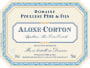 Domaine Poulleau Aloxe-Corton 2009 Front Label