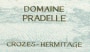 Domaine Pradelle Crozes-Hermitage 2013 Front Label