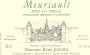 Domaine Remi Jobard Meursault Sous la Velle 2014 Front Label