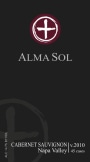 Alma Sol Winery Napa Valley Cabernet Sauvignon 2010 Front Label