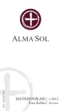 Alma Sol Winery Sauvignon Blanc 2013 Front Label