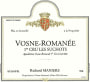 Domaine Richard Maniere Vosne-Romanee Les Suchots Premier Cru 2010 Front Label