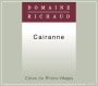 Domaine Richaud Cairanne Cotes du Rhone Villages 2014 Front Label