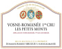 Domaine Robert Sirugue Vosne-Romanee Les Petits Monts Premier Cru 2010 Front Label