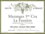 Domaine Roger Belland Maranges La Fussiere Premier Cru 2012 Front Label